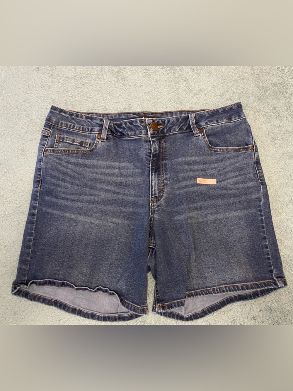 d. jeans Dark Blue Denim Women's Shorts